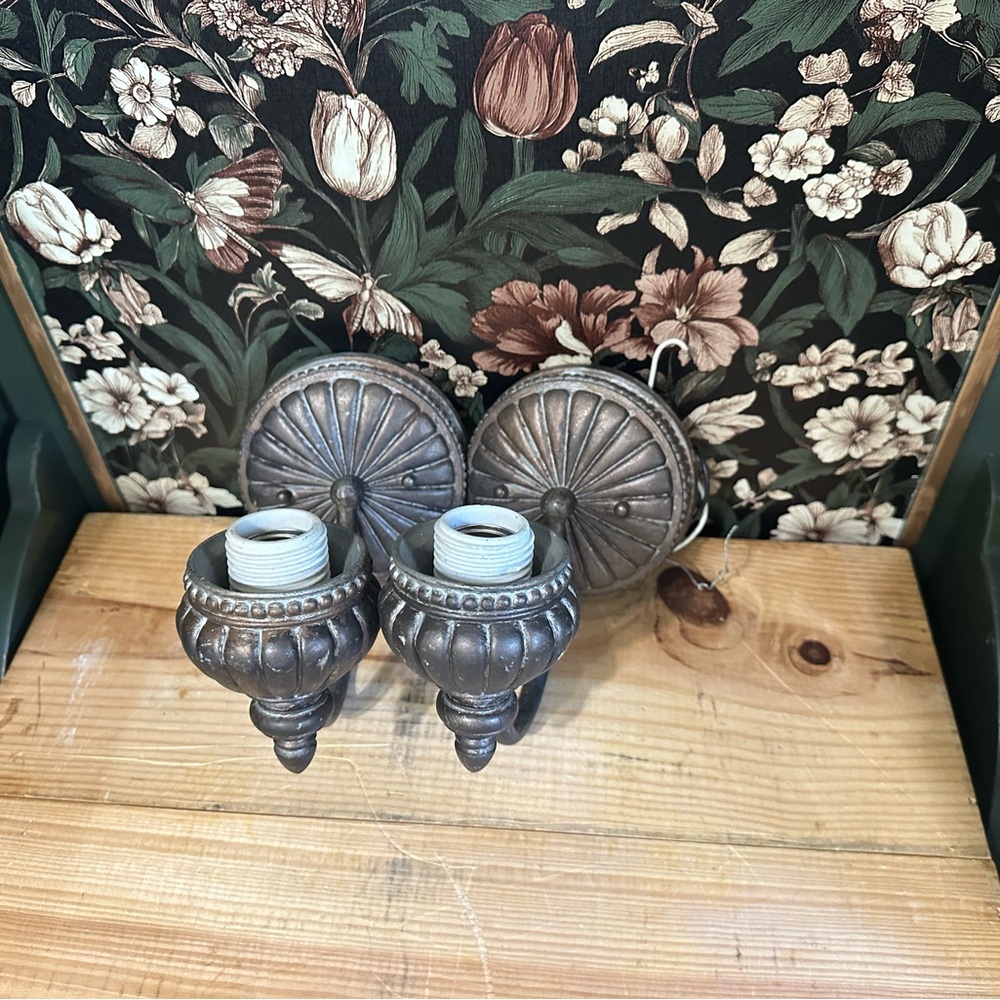 French Italian vintage/antique style wall, sconces lights